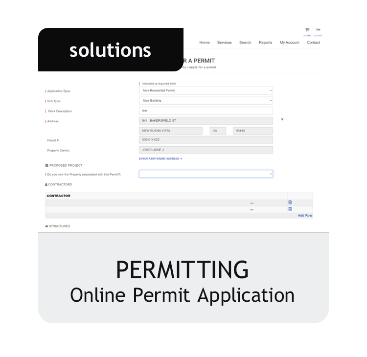 Online Permit Applications