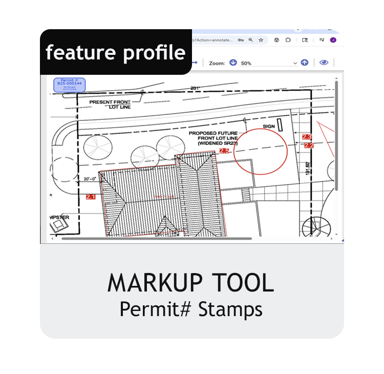 Add Permit# To Document Markup Stamp