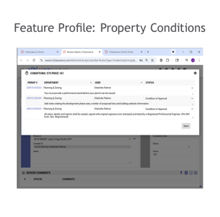 Standing Conditions on Property