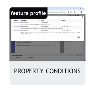 Standing Conditions on Property