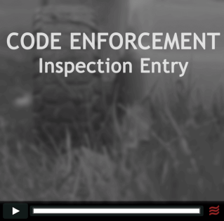Code Enforcement Inspection Entry