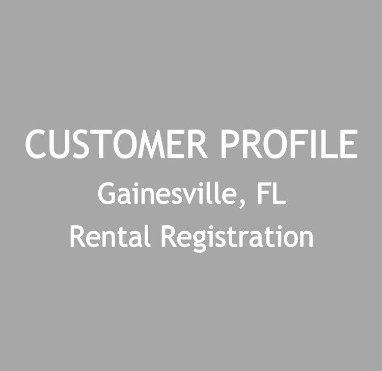 Gainesville, FL – Rental Registration
