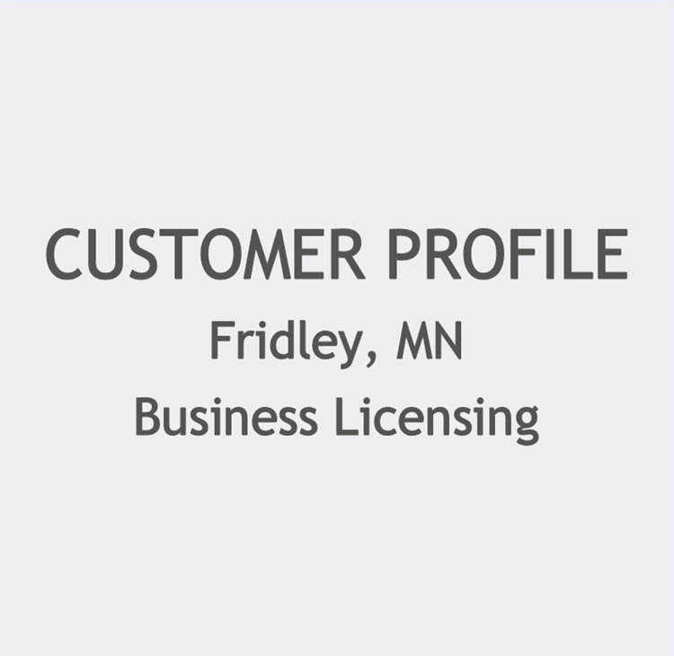 Fridley, MN Business Licensing Software