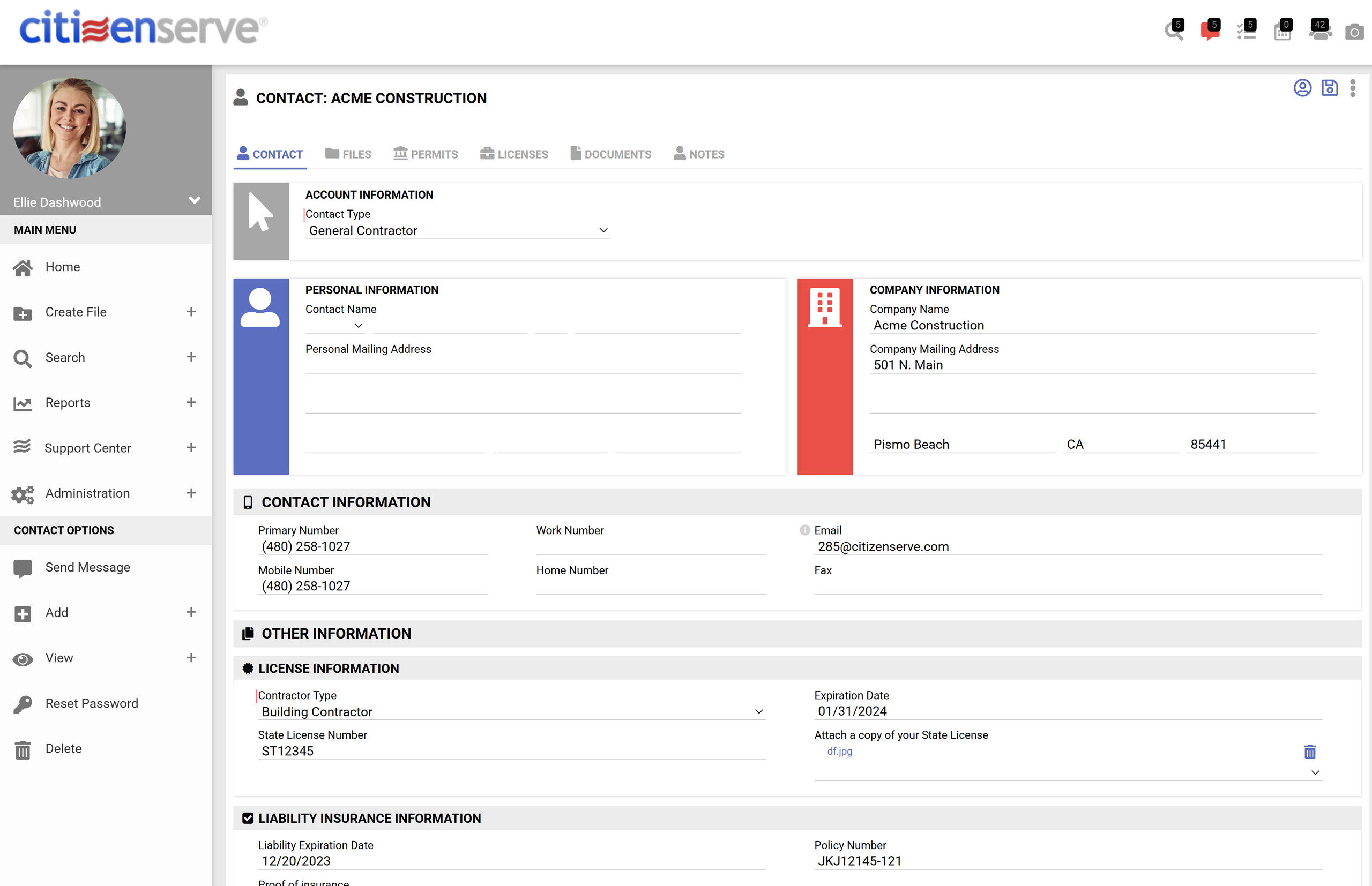 contractor registration software