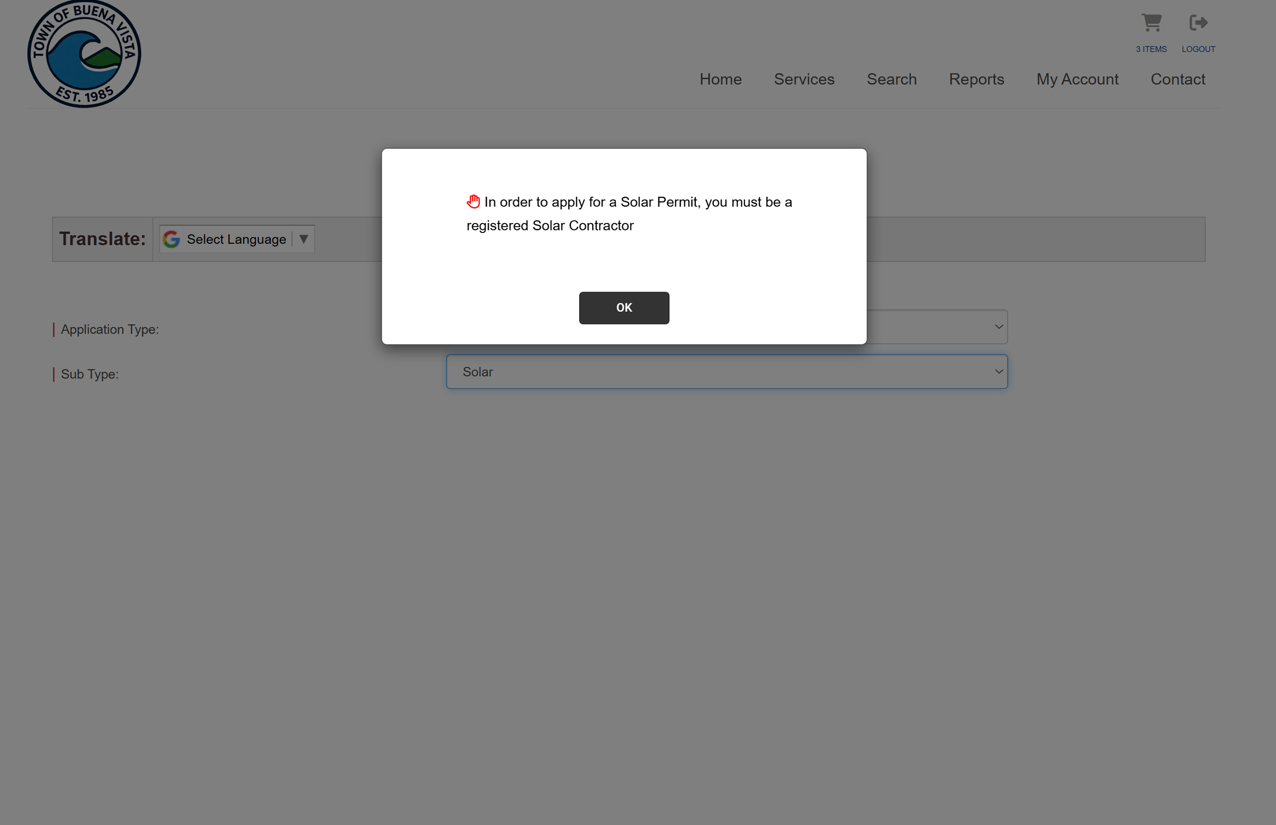 Integrated contractor registration software