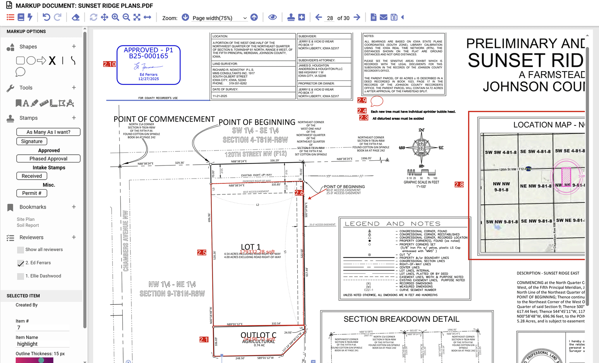 cloud permitting plan review software
