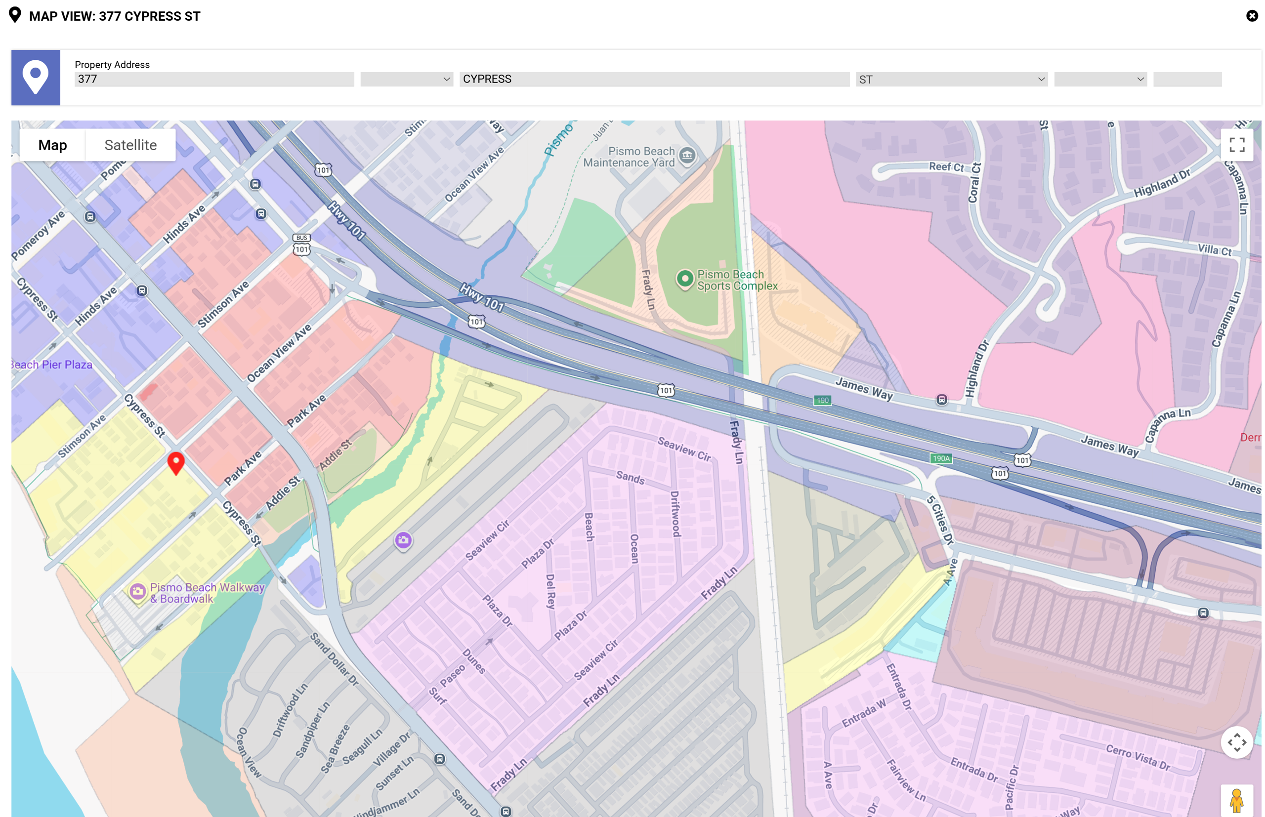planning and zoning gis layers